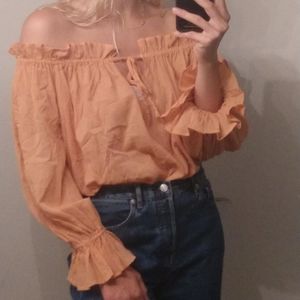 Bohemian off the shoulder top